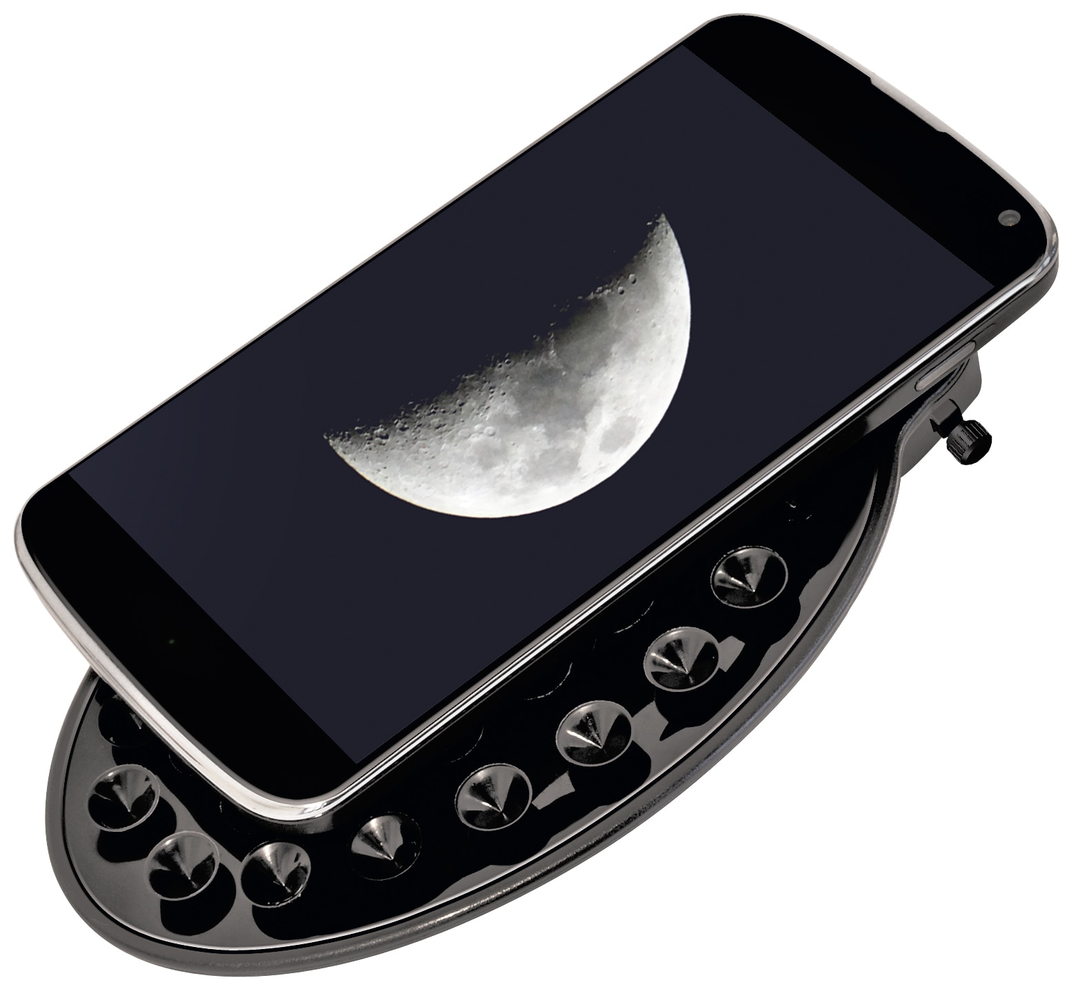 BRESSER Venus 76/700 AZ Spiegelteleskop mit Smartphone-Adapter & Sonnenfilter