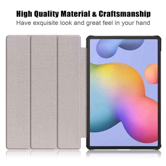 Trifoldet stativ Smart Taske til Samsung Galaxy Tab S7 FE/Tab S7 Plus/Tab S8+
