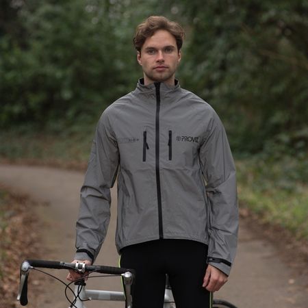 REFLECT 360  Herren-Regenjacke  silber  L