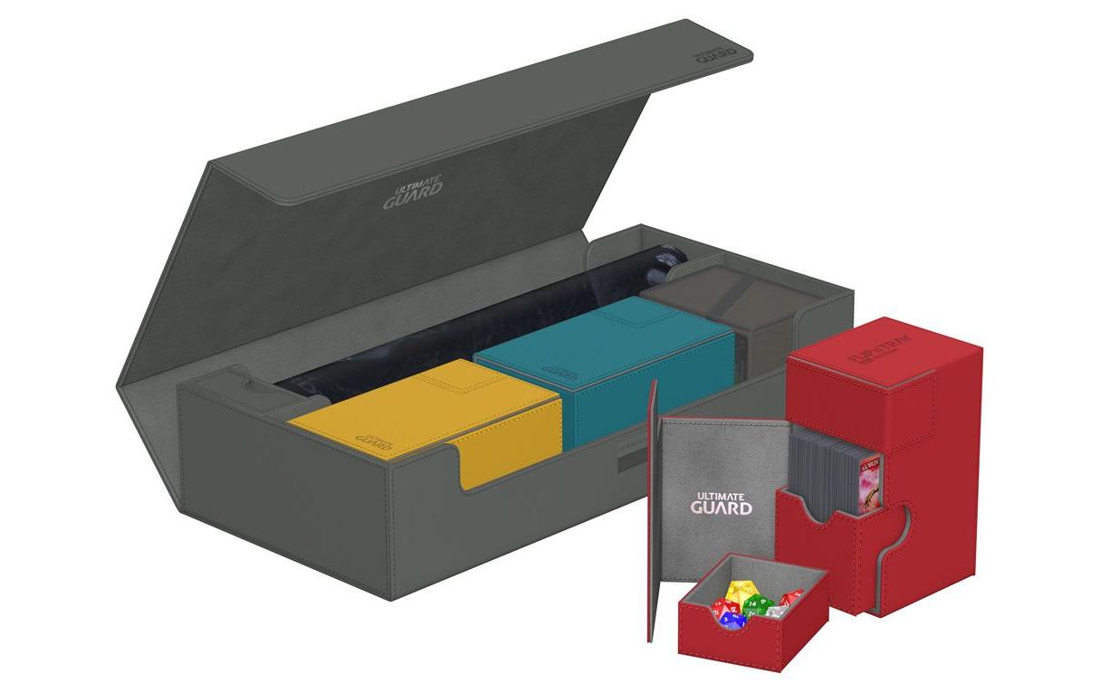 Kartenbox XenoSkin Superhive 550+ GrauHochwertige Box für Sammelkarten in Standardgrösse