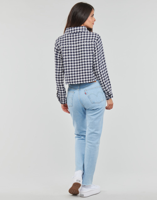 Only - ONLKIMMIE SHORT JACKET CC OTW - Marine / Blanc