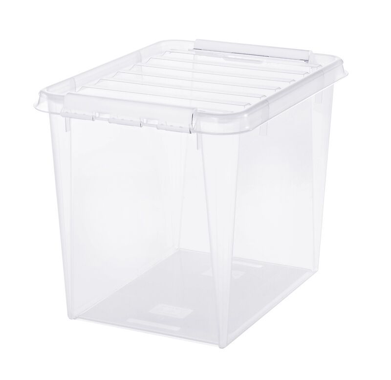 SMARTSTORE Aufbewahrungsbox - Transparent / B: 30.0 cm x T: 40.0 cm x H: 32.0 cm