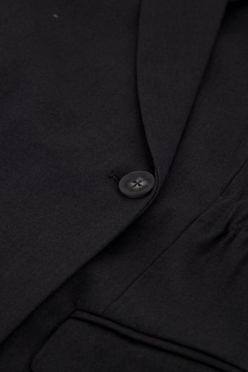 Zwarte blazer jurk met reverskraag