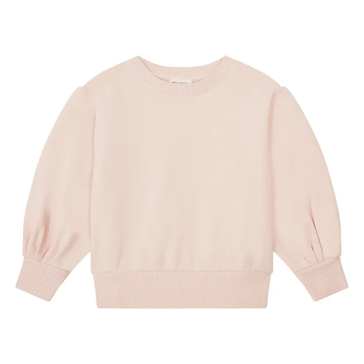 SMALLABLE BASICS Sweat Fille Boxy Molleton Bio | Blush