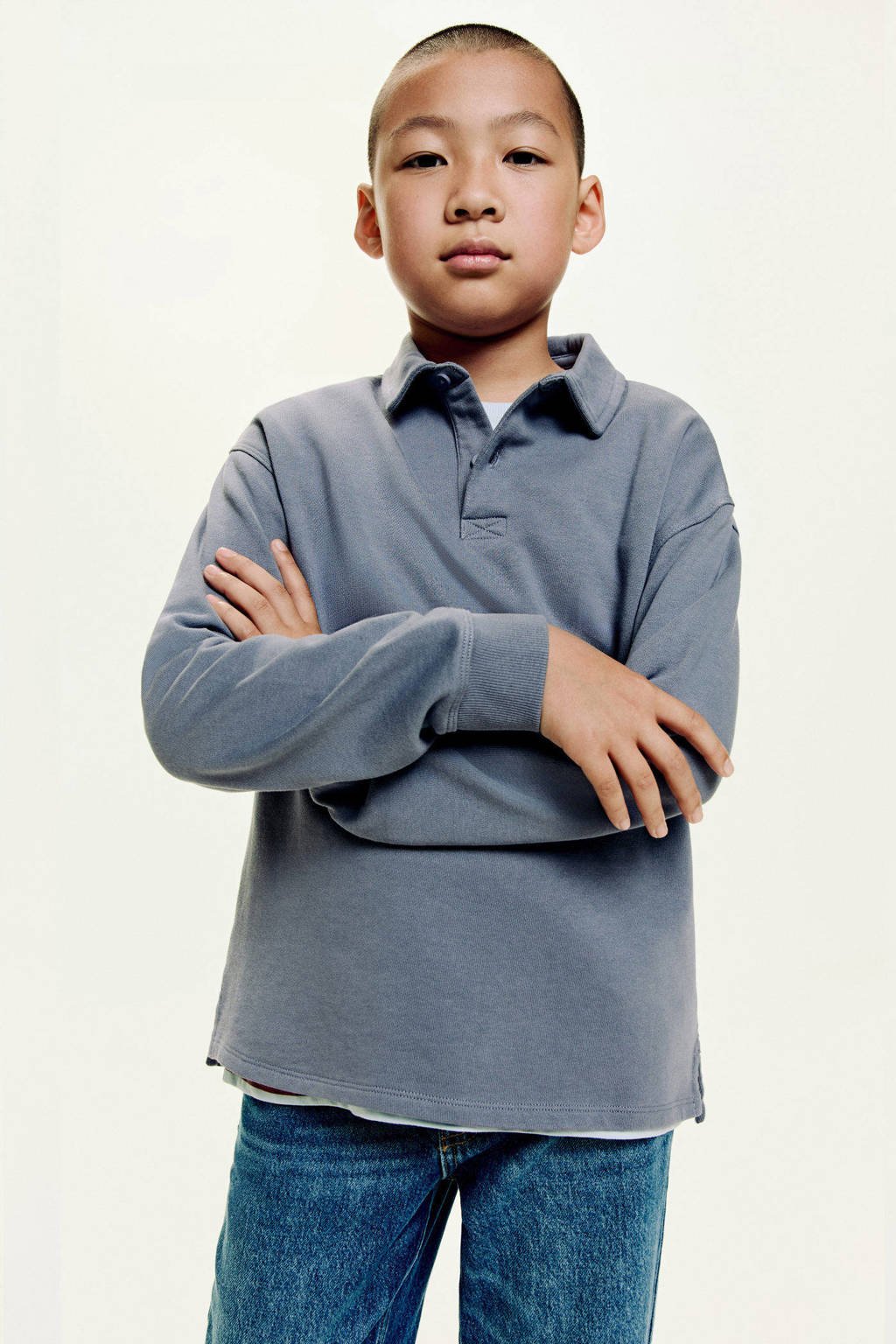Mango Kids polo blauw