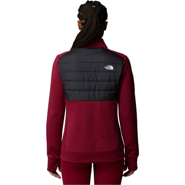 Doudoune randonnée THE NORTH FACE W REAXION HYBRID JACKET BEETROOT DARK HEATHER/ASPHALT GREY