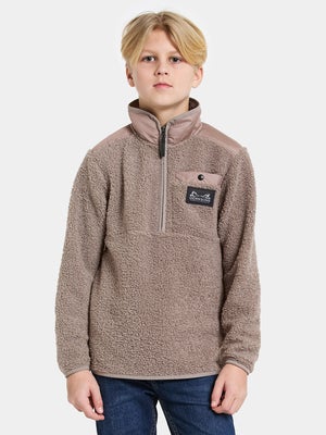 Didriksons Exa Fleecetrøye, Ash Brown