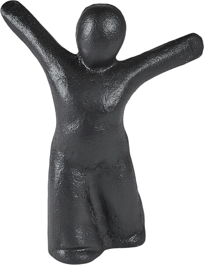 Morsø Skulptur Jeg er parat til at springe ud i mit livs eventyr Sort