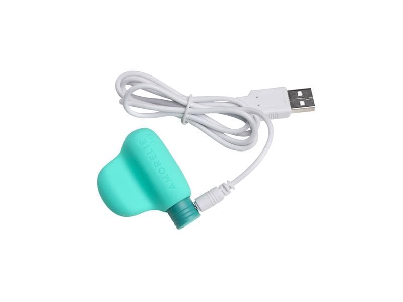 Amorelie Fingervibrator «Twerk» Türkis Hochwertiges Sextoy im kompakten Format