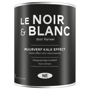 Le Noir & Blanc muurverf kalk effect 1 liter