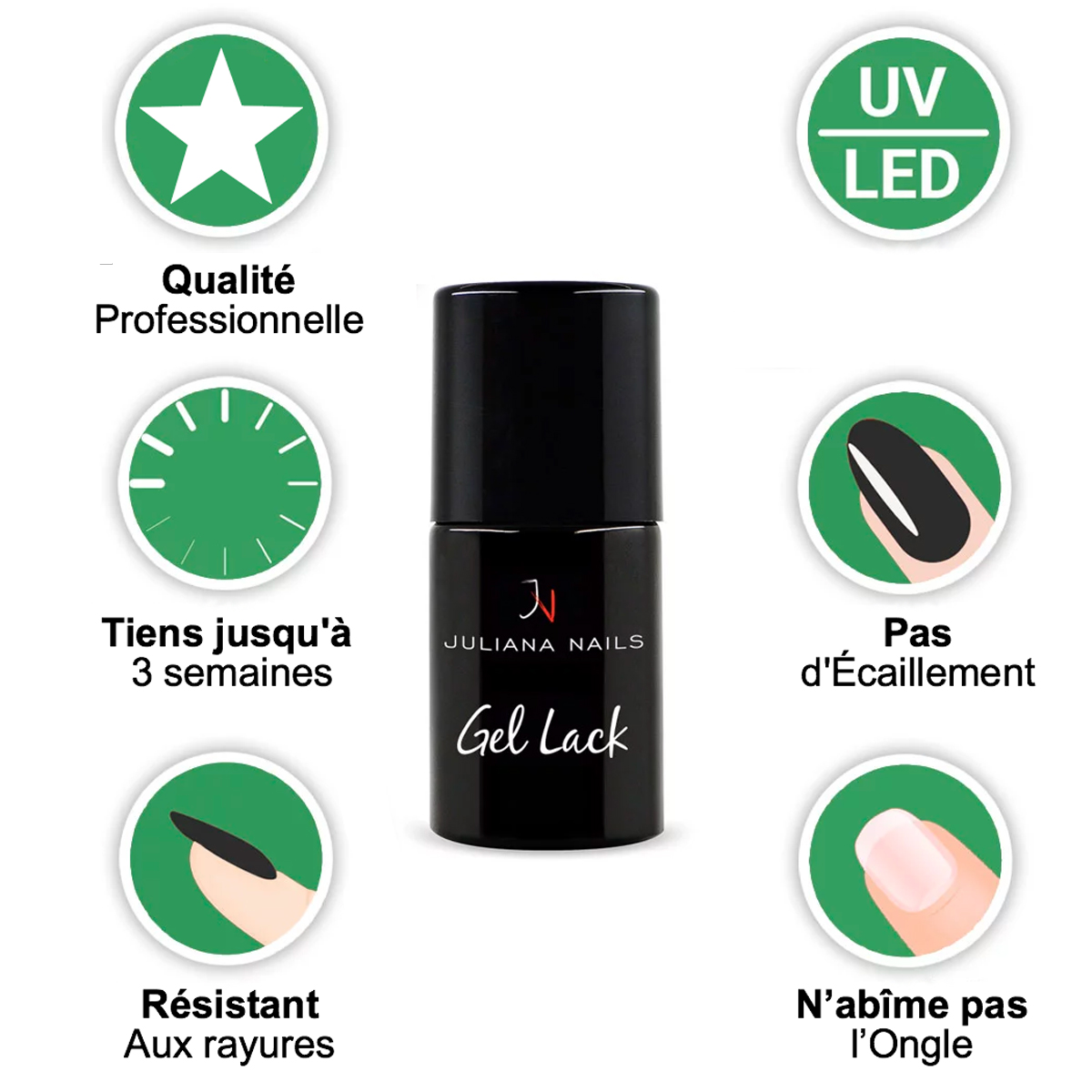 Vernis Semi-Permanent Juliana Nails Antarctic 6 ML