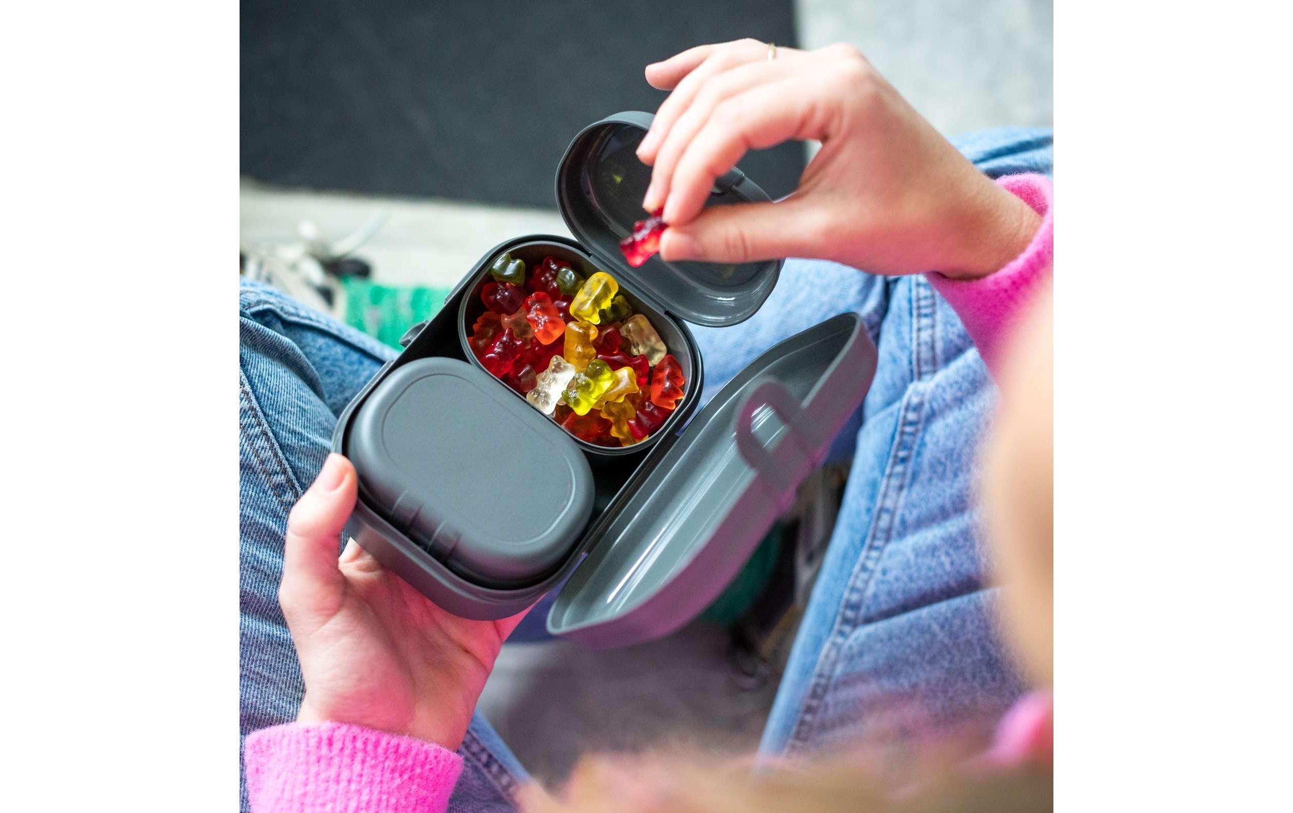 Lunchbox Pascal Ready Mini Schwarz/GrauSchwarze Frühstücksdosen