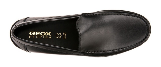 Geox Slipper »U NEW DAMON A«  Business Schuh, Loafer mit Blockabsatz