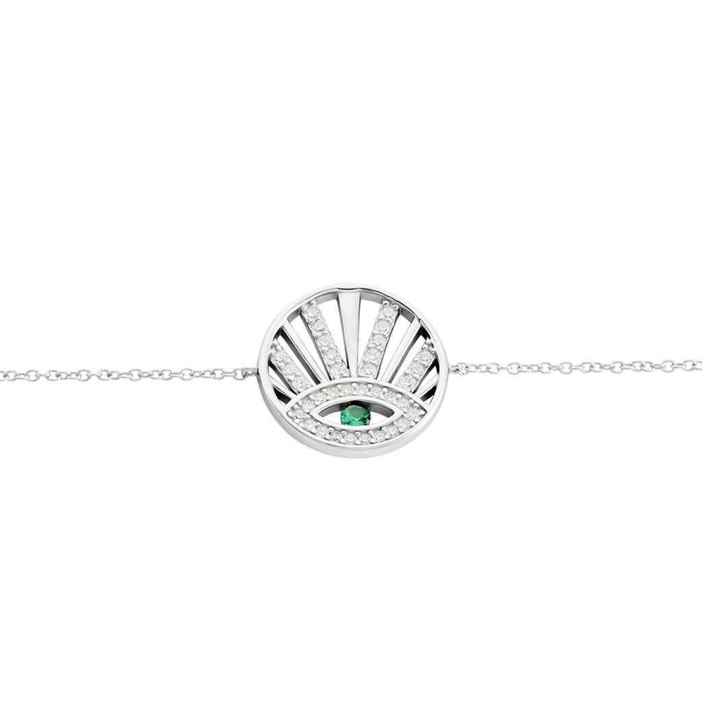 Bracelet Aries Argent Blanc Oxyde De Zirconium