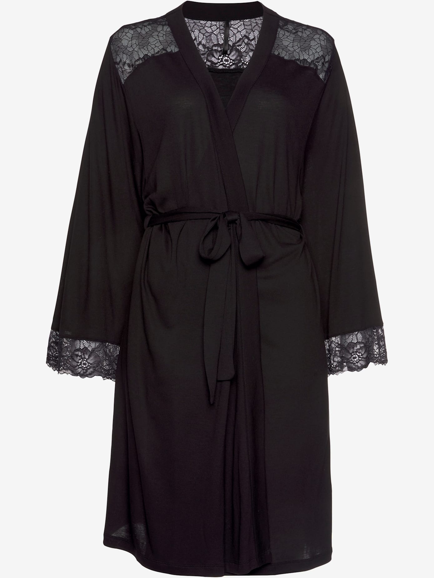 Kimono séduisant avec ceinture à nouer