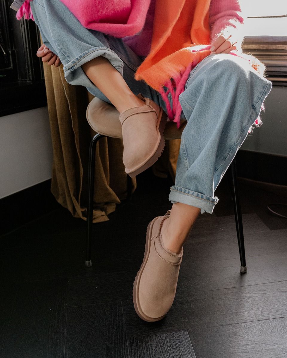UGG Classic Micro Low Boot Rocky Oak Damesboots