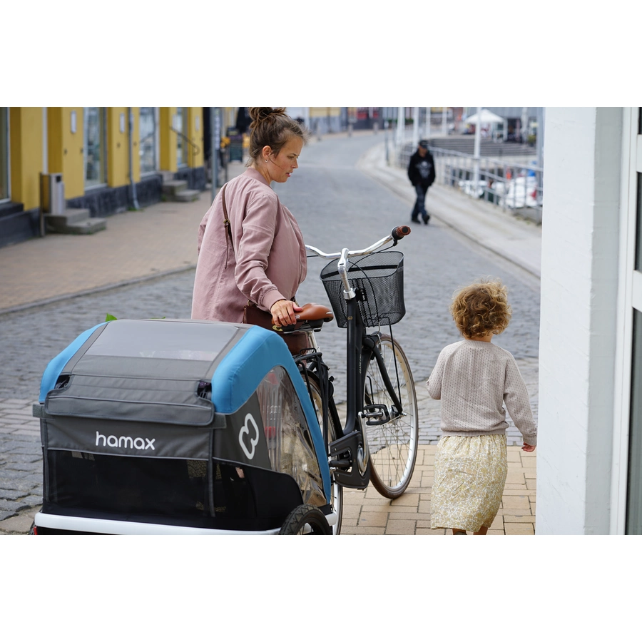 hamax Kinderfahrradanhänger Avenida ONE Petrol Blue
