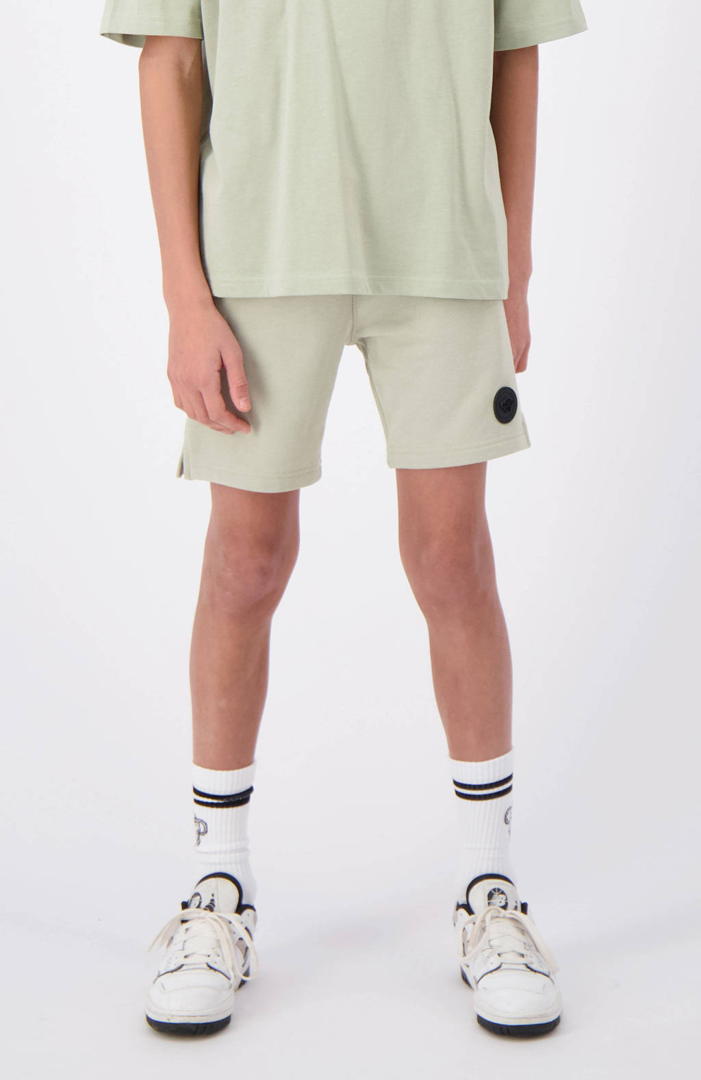 BLACK BANANAS regular fit sweatshort groen