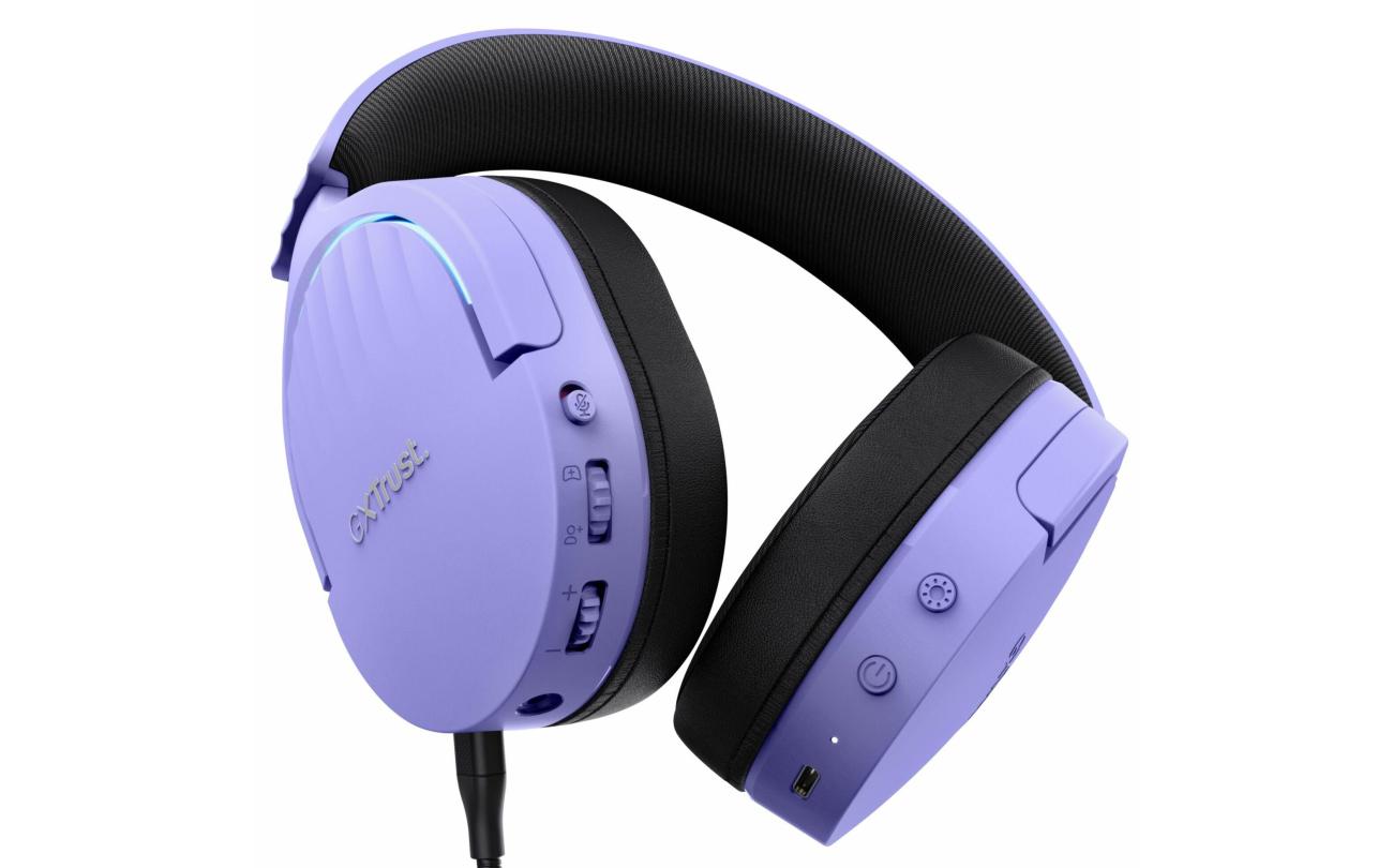 Trust GXT491P Fayzo Wireless Headset Paars