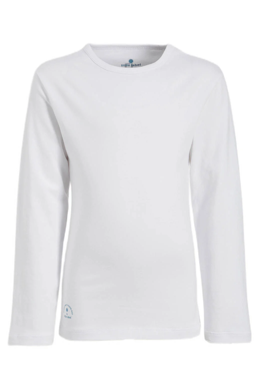 Little Label longsleeve van katoen - set van 3 wit