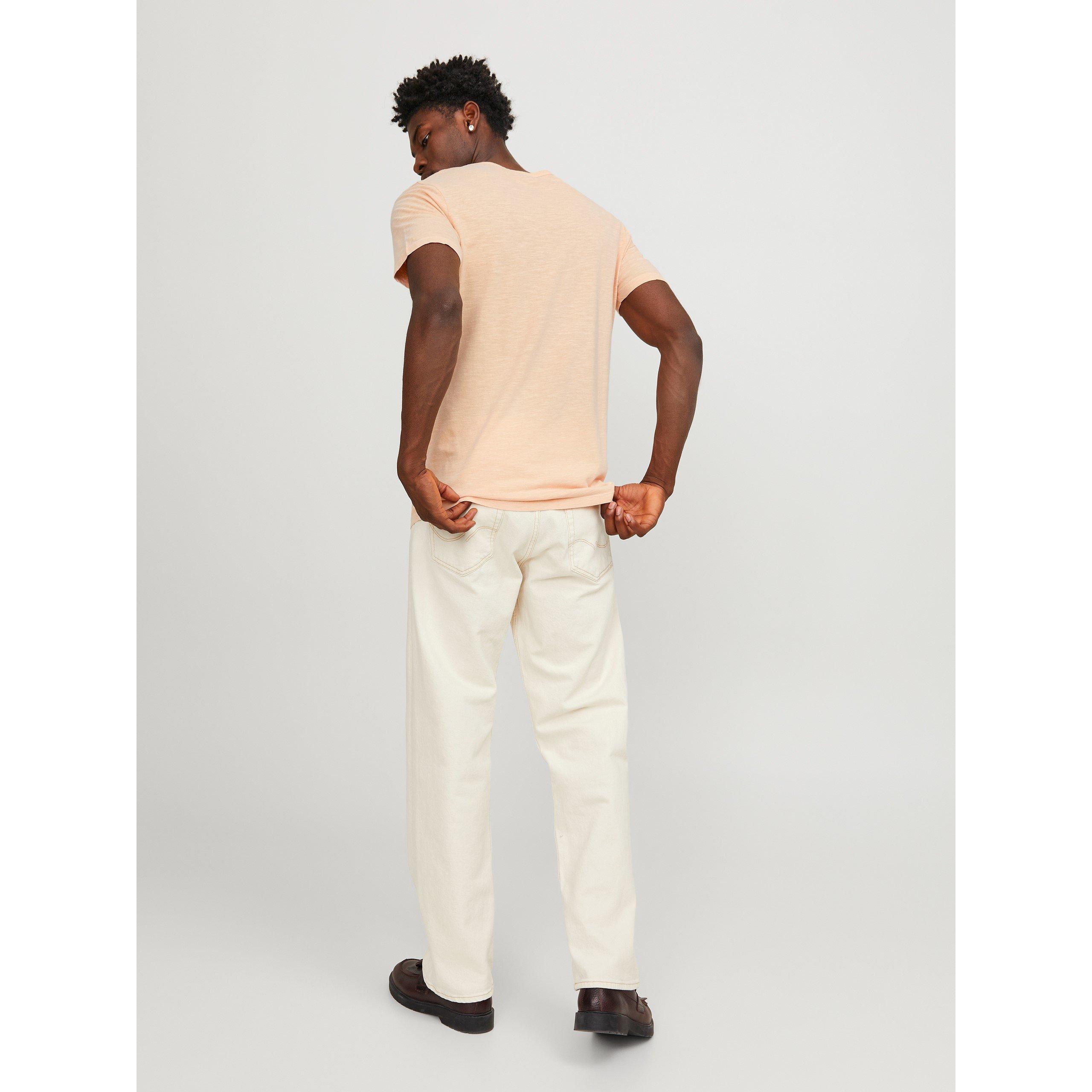 Jack and Jones JJ Split Neck T Shirt Mens