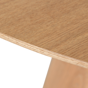 KARWEI eettafel Ivar naturel MDF hout Ø 120 cm