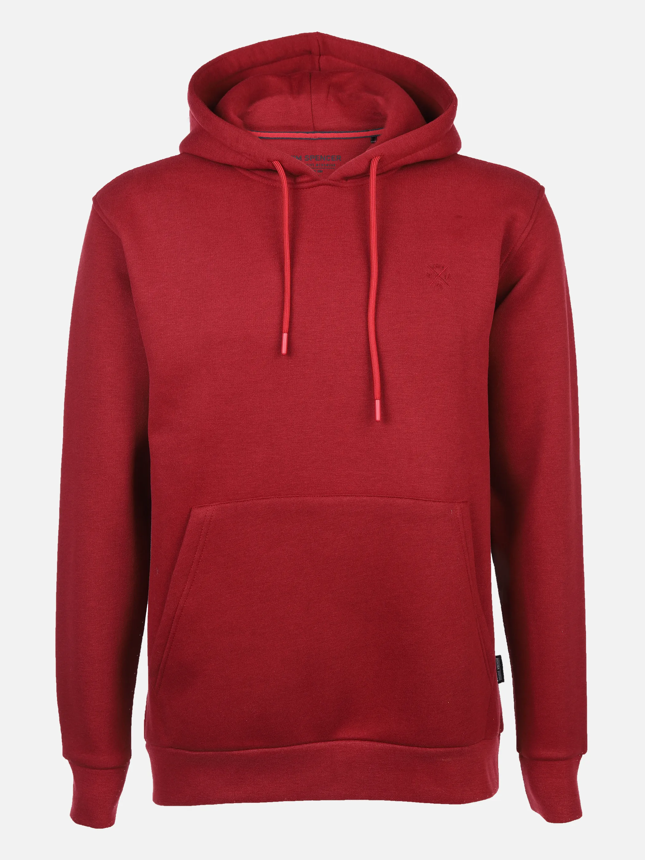 Herren Kapuzensweatshirt unifarben