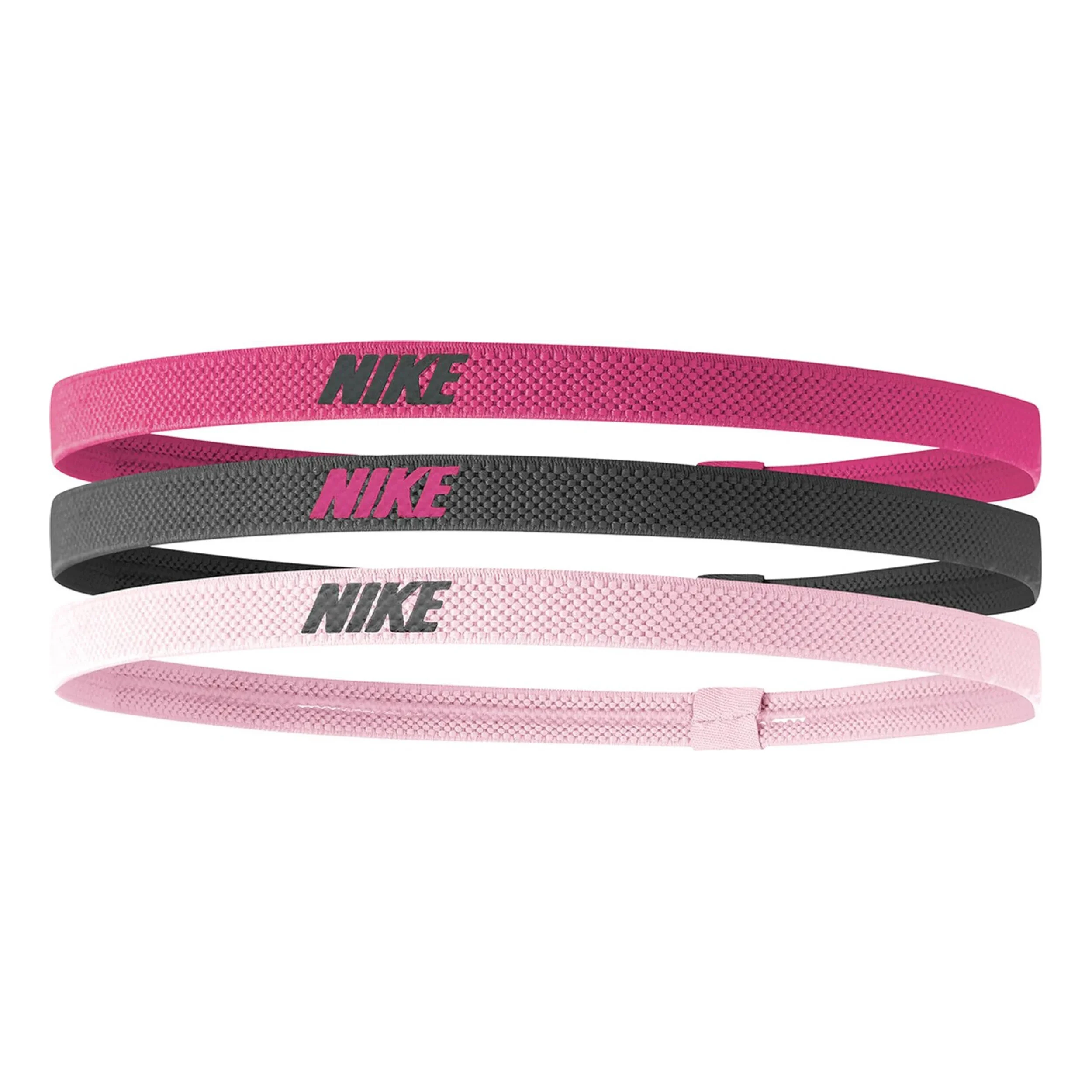 Nike Elastic 2.0 Bandeau Pack De 3 - Pink , Multicouleur