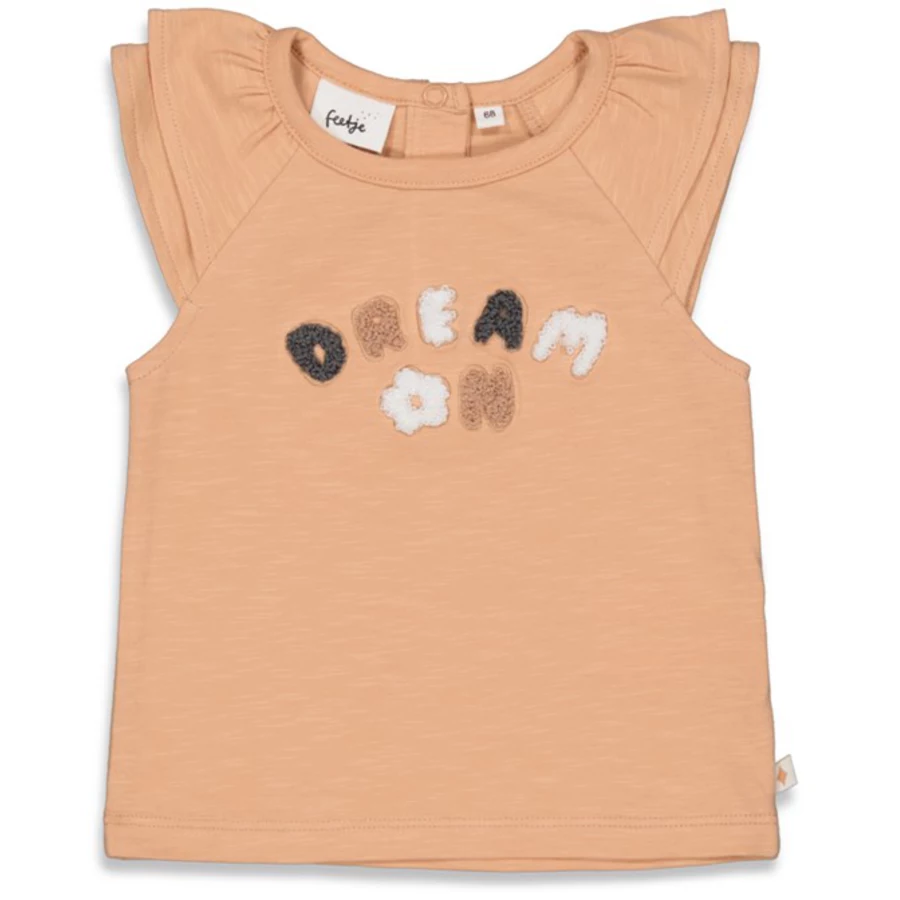 Feetje T-Shirt Follow Your Dreams Pfirsich