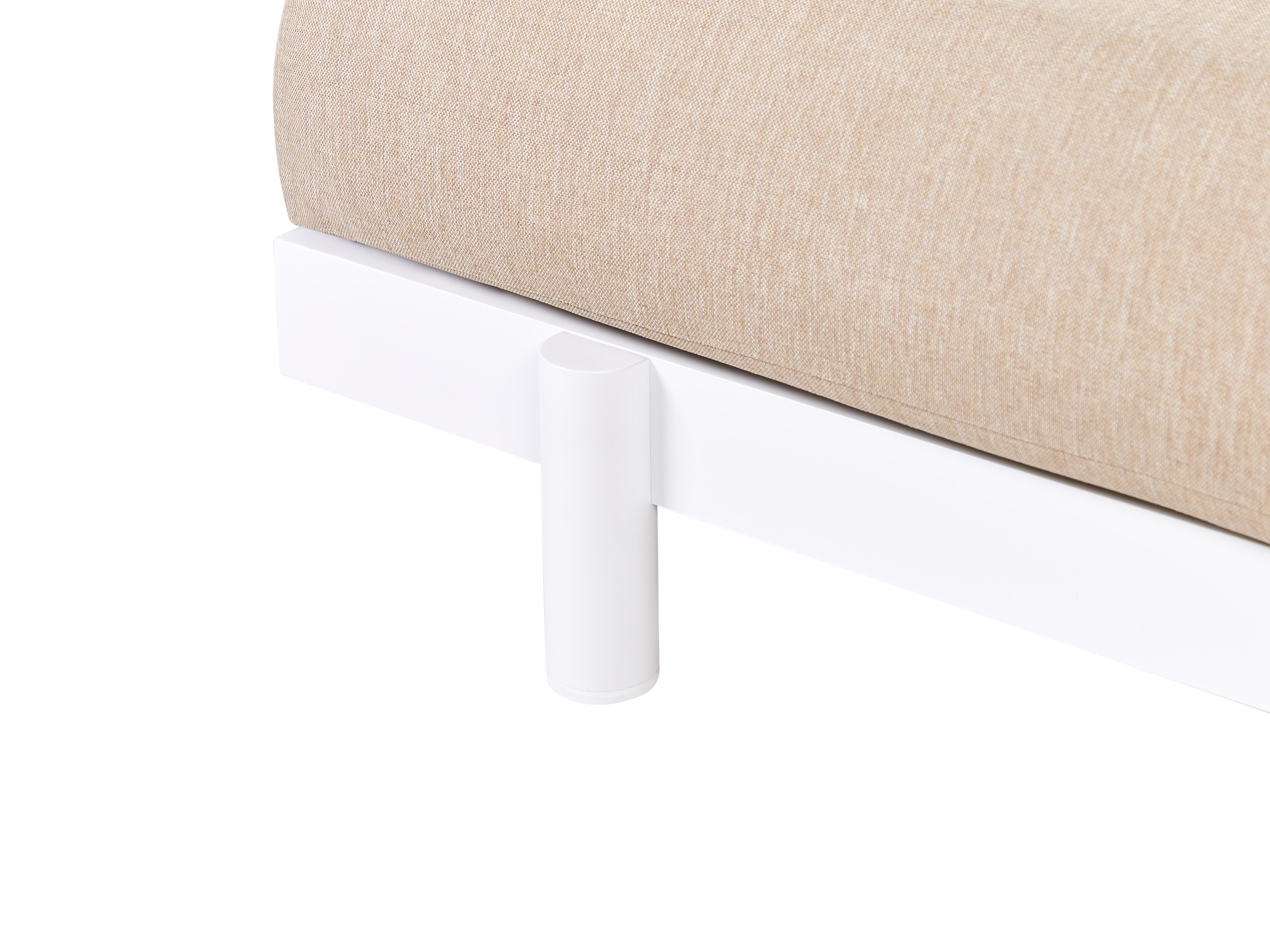Tuin hoekloungeset met tafel 5-zits MISSANELLO Beige