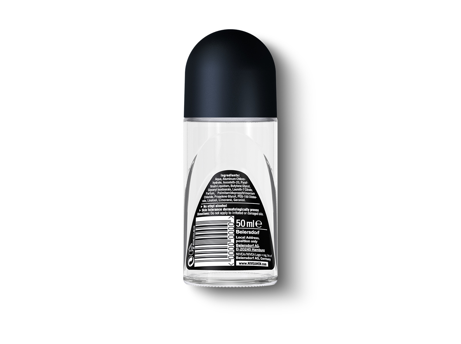 Desodorizante Roll-on Invisible for Black & White Original NIVEA MEN 50 ml
