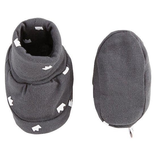 Chaussons Royal Baby   Grey        Naissance-0 mois   de               P'tit bisou