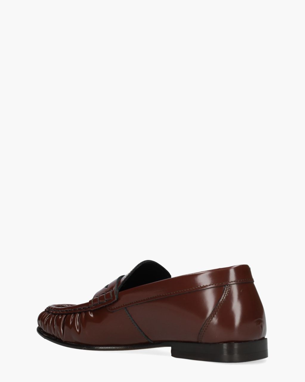 Posa Penny Loafer Wrinkle Bordeauxrood Damesloafers
