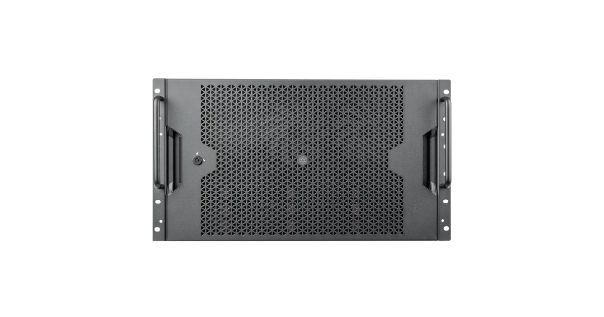 SilverStoneRM61-312, rack, serverbehuizing  (Zwart | 6U)