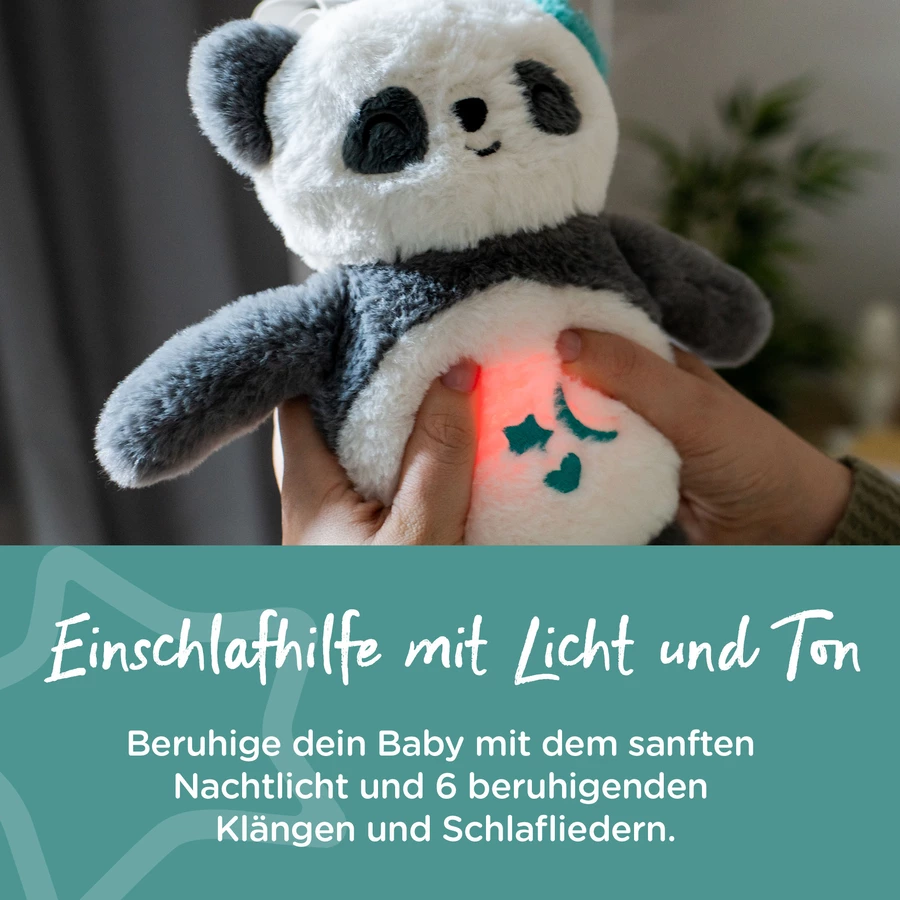 Tommee Tippee Einschlafhilfe Deluxe-Grofriend wiederaufladbar, Pip der Panda