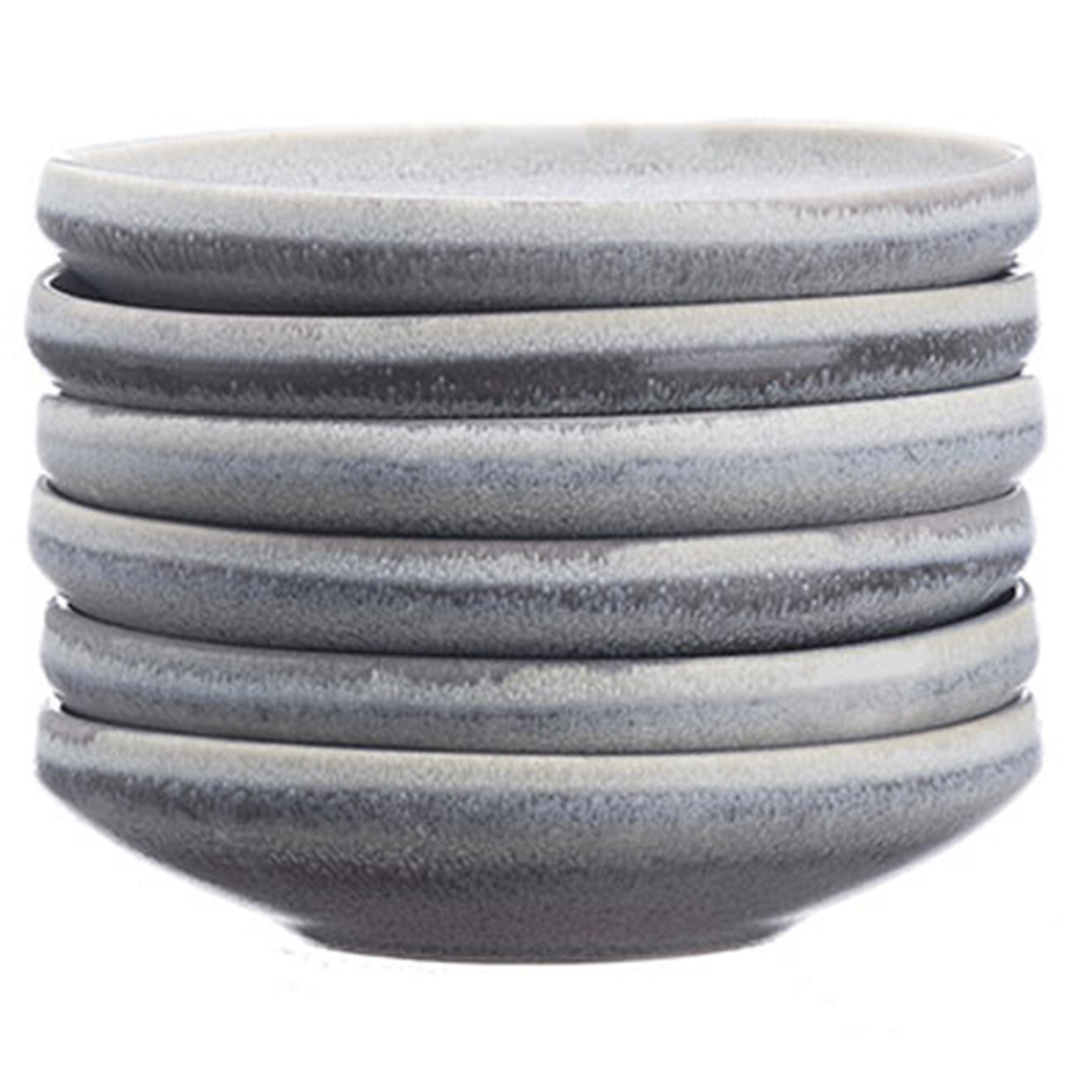Bjorn 6 Coupelles en Grès Stone gris clair - 20 cl