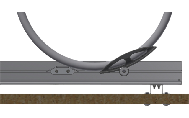 Weih-tec Slide Move HG-250 Fahrradträger für Heckgarage 2 Fahrräder