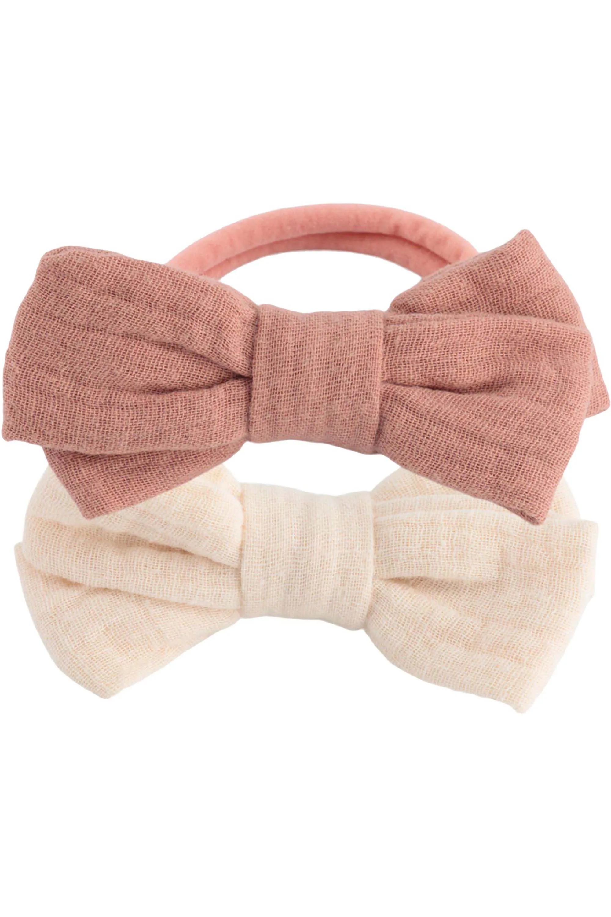 Bachca Lot de 2 élastiques à nœud en gaze de coton-20 g