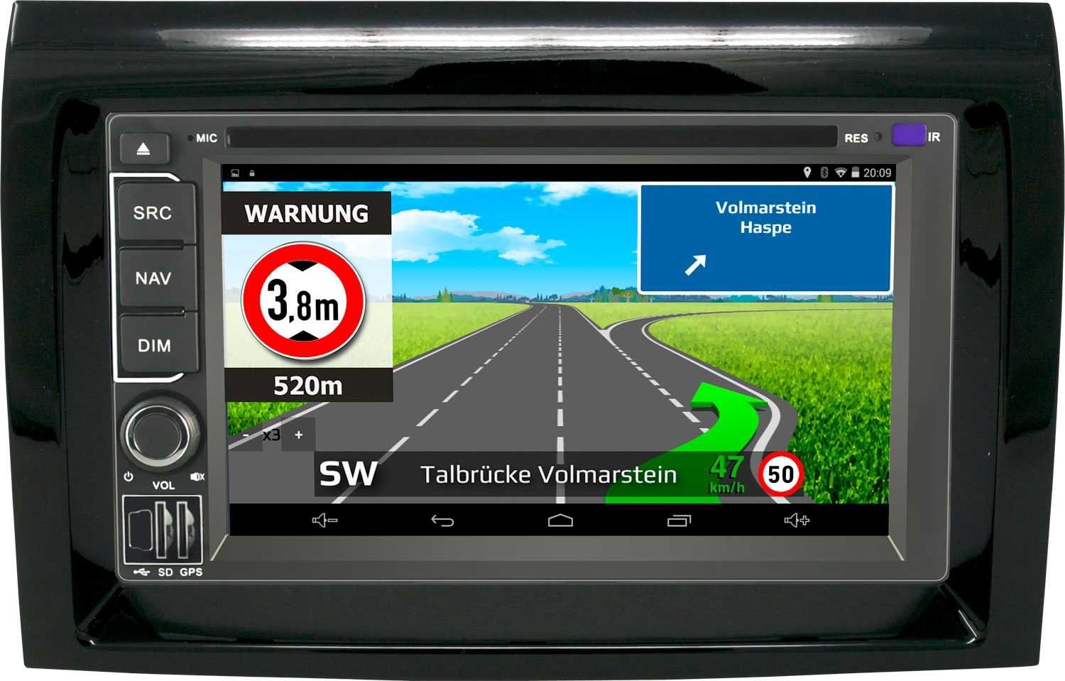 IntelliRoute Caravan CA9100 Doppel-DIN DAB  Camping-Navigationssystem