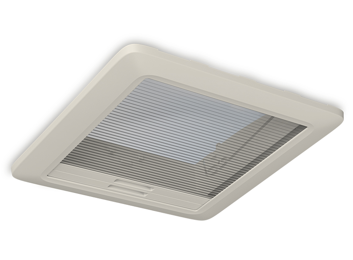 Dometic Mini Heki Style 43-60 mm dakluik - met permanente ventilatie