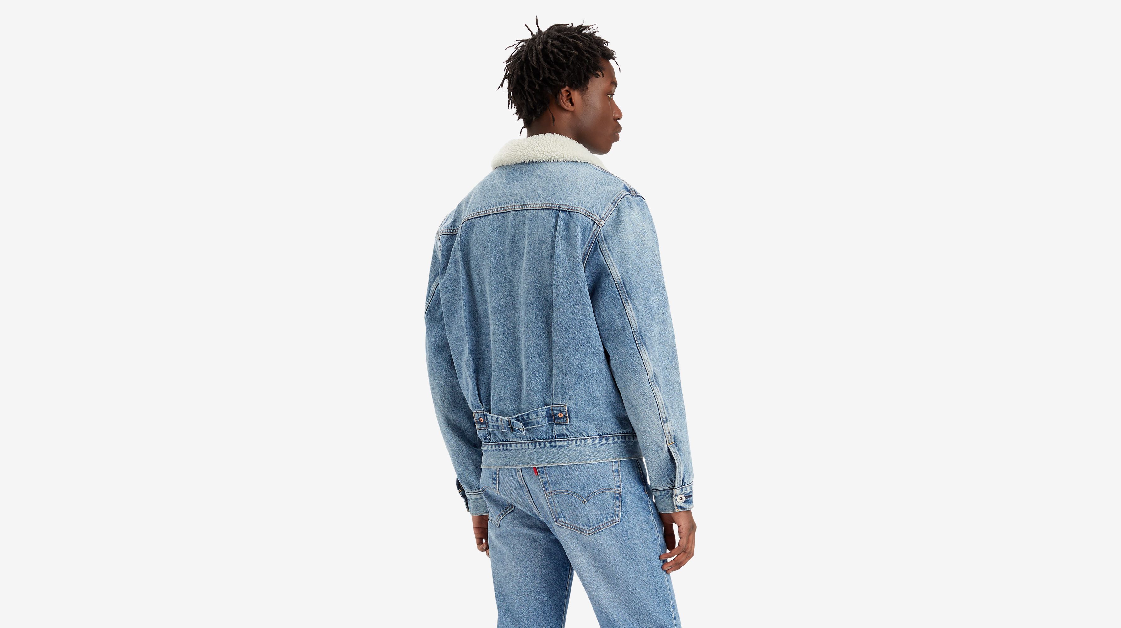 Veste Trucker Type I doublée - Thats A Myth Lined - Bleu