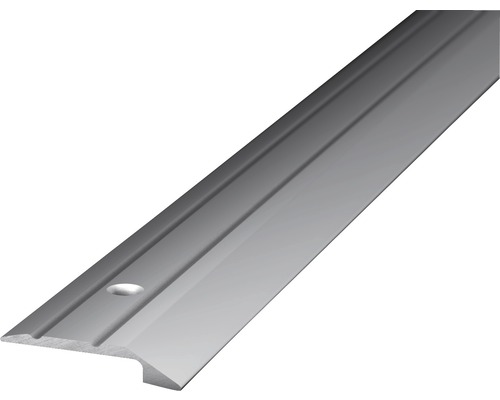Aluminium eindprofiel, zilver, geperforeerd, 30 x 1000 mm