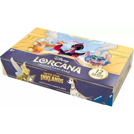 Ravensburger Disney Lorcana: Die Tintenlande - Display mit 24 Booster Packs (Englisch)