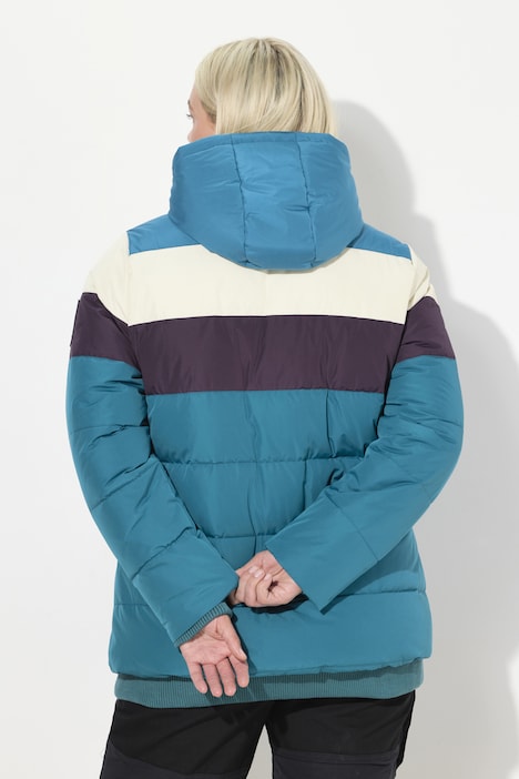 Funktionsjacke, wasserdicht, 2-Wege-Zipper, Kapuze
