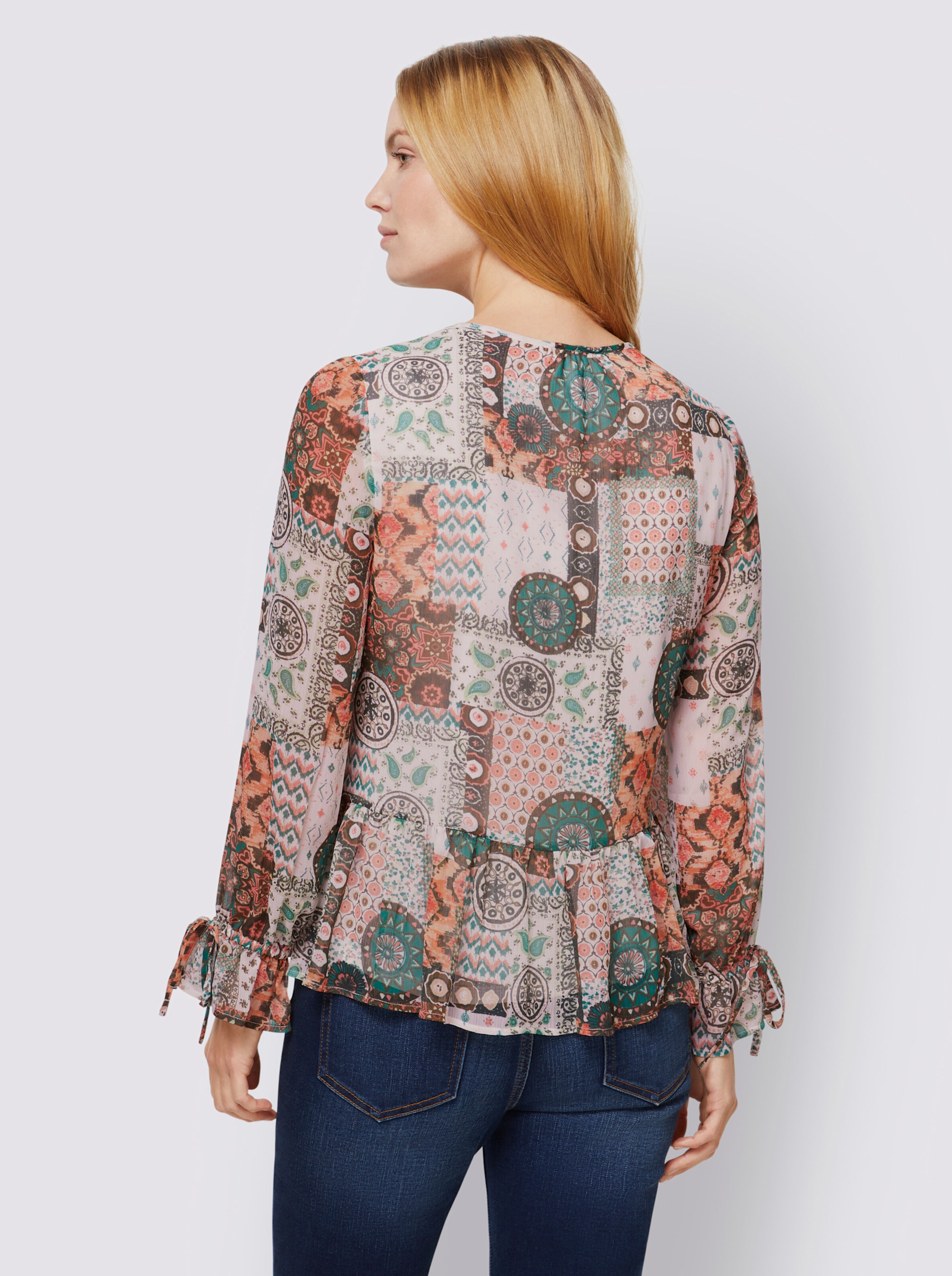 Druckbluse