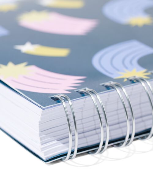 cahier à spirale 4-en-1 A5 ligné
