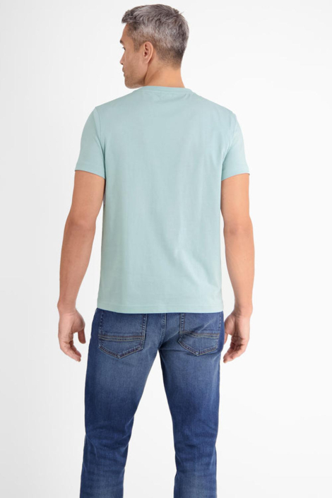 Lerros blauwe heren t-shirt