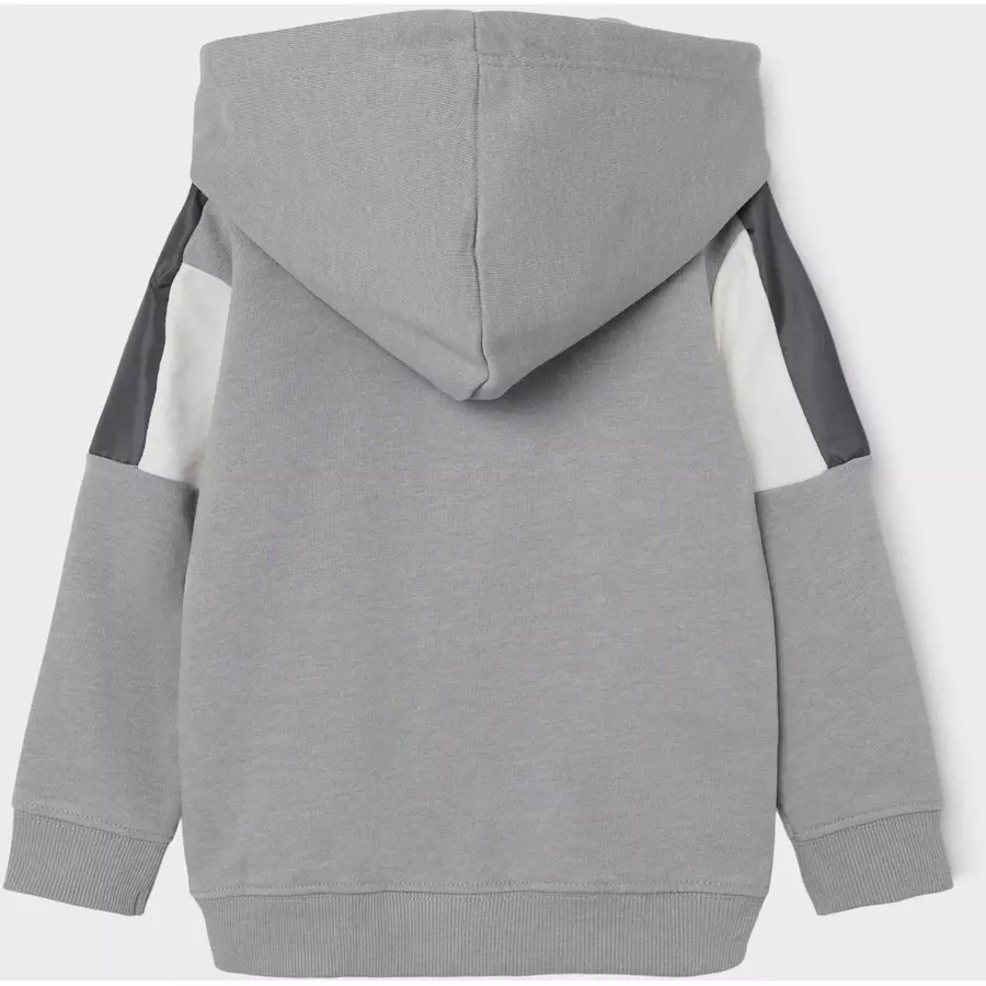 name it Sweatjacke Nmmbrandur Ultimate Grey