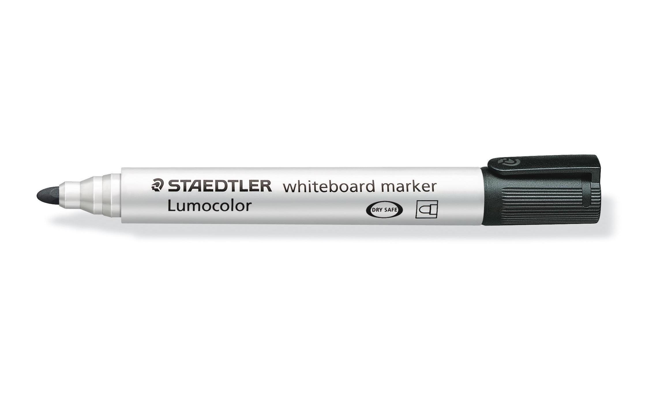 Whiteboard-Marker Lumocolor 351 Schwarz, RundspitzeMarker für Whiteboards