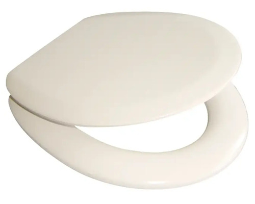 ADOB Premium Zachte beige gestoffeerde toiletzitting
